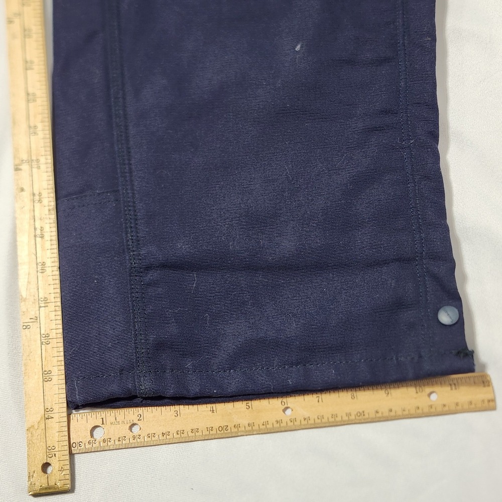 Carhartt FR Canvas Waist Overall Quilt Lined Pant/Jean Navy 38x34 FRB194 HRC 3 - Picture 14 of 14